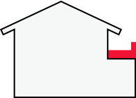 建物と一体化している